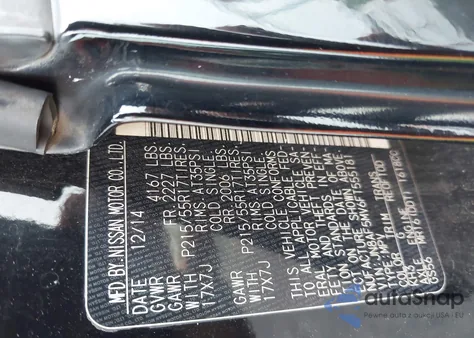 2015 Nissan Juke S z USA, uszkodzony, nr VIN JN8AF5MV6FT555181